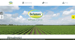 Desktop Screenshot of oerlemans-foods.pl