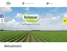 Tablet Screenshot of oerlemans-foods.pl